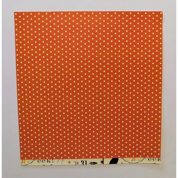 Halloween Journal Scrapbook Cardstock Pack 12x12 Spider Web Potions Bats 12 Pgs - Picture 2 of 13